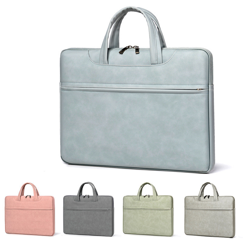 Waterproof Laptop Bag 13.3 14 15.6 Inch Computer Case For Macbook Air Pro Notebook Tablets Sleeve Women Men Shoulder Handbag