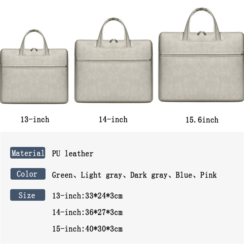 Waterproof Laptop Bag 13.3 14 15.6 Inch Computer Case For Macbook Air Pro Notebook Tablets Sleeve Women Men Shoulder Handbag