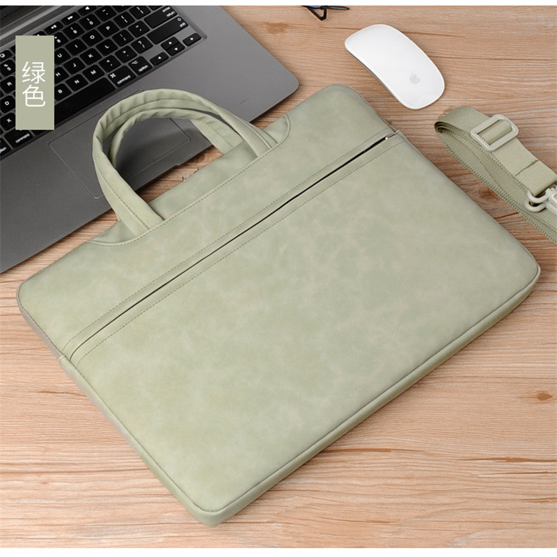 Waterproof Laptop Bag 13.3 14 15.6 Inch Computer Case For Macbook Air Pro Notebook Tablets Sleeve Women Men Shoulder Handbag