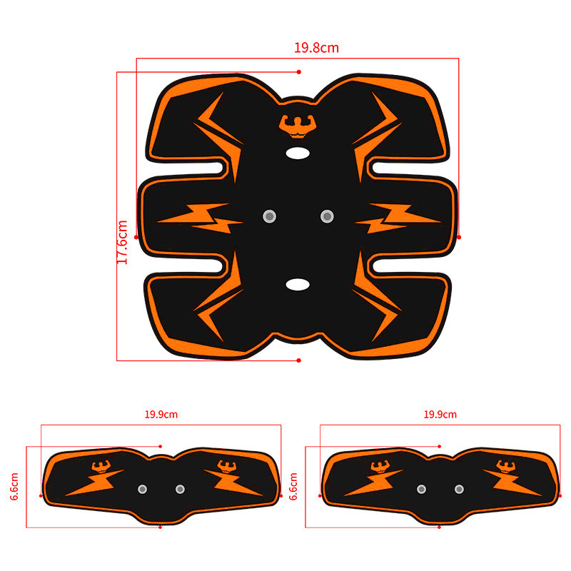 Wireless Abdominal Muscle Stimulator Trainer EMS Muscle Stimulation Machine Fitness Massage Smart Electric Body Massager