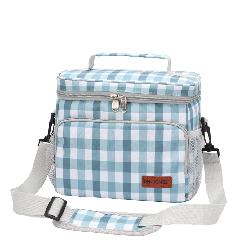 Portable Office Lunch Bag Waterproof Tote Cooler Handbag Picnic  Insulated Thermal Bag For Food Bento Pouch Dinner Container Bag