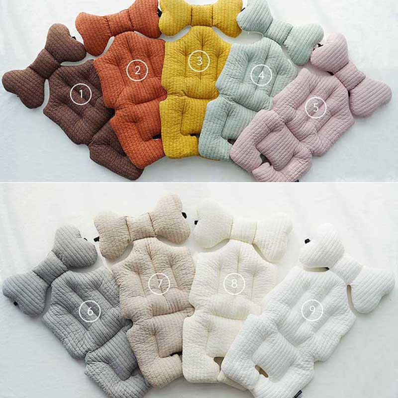 Baby Stroller Liner Babi Car Seat Cushion Cotton Seat Pad Infant Child Cart Mattress Mat Kids Carriage Pram Stroller Accessories