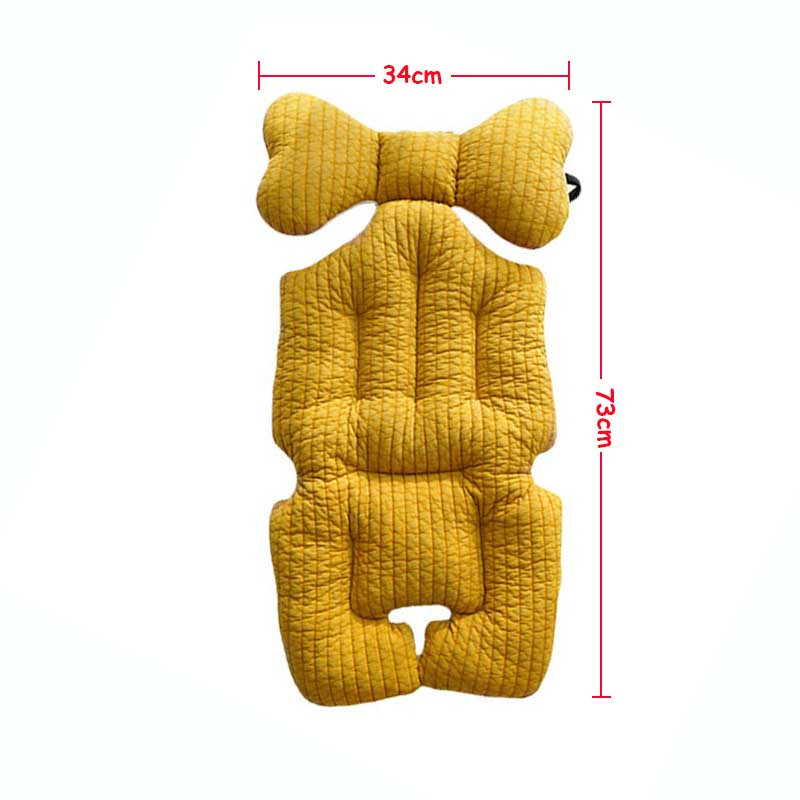 Baby Stroller Liner Babi Car Seat Cushion Cotton Seat Pad Infant Child Cart Mattress Mat Kids Carriage Pram Stroller Accessories