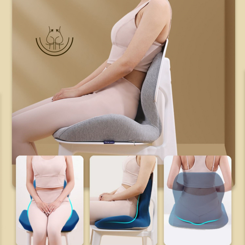 Comfort Seat Back Cushion Memory Foam Chair Cushion For Back Waist Pain Relief Protect Lumbar Cushion Orthopedic Pillow Car Seat
