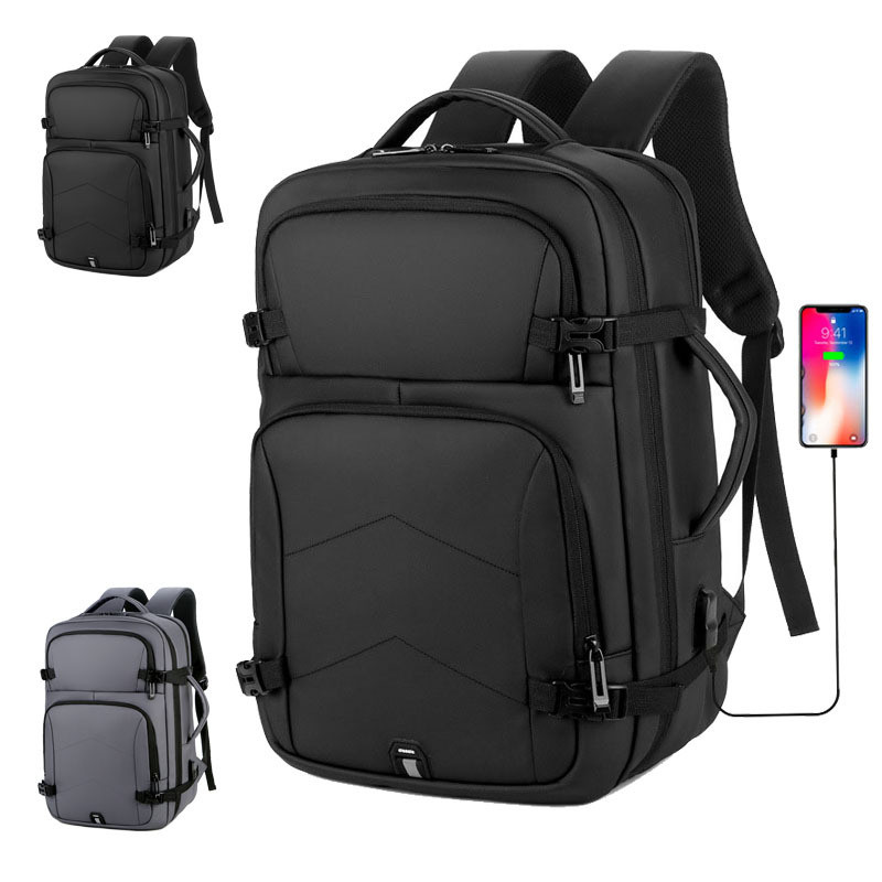 Men Business Laptop Backpack Multifunctional Waterproof Schoolbag Large-capacity Notebook Shoulder Bag USB Charging Rucksack