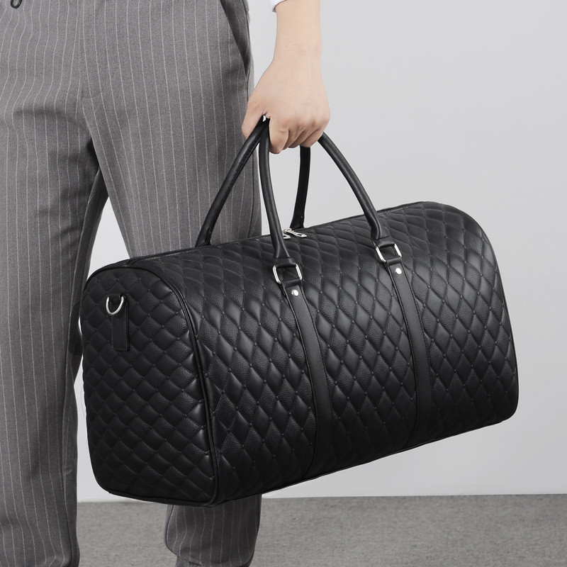 Fashion Waterproof Travel Bags Men Fitness Handbag Leather Shoulder Bag Business Large Travel Tote Duffle Luggage Bag