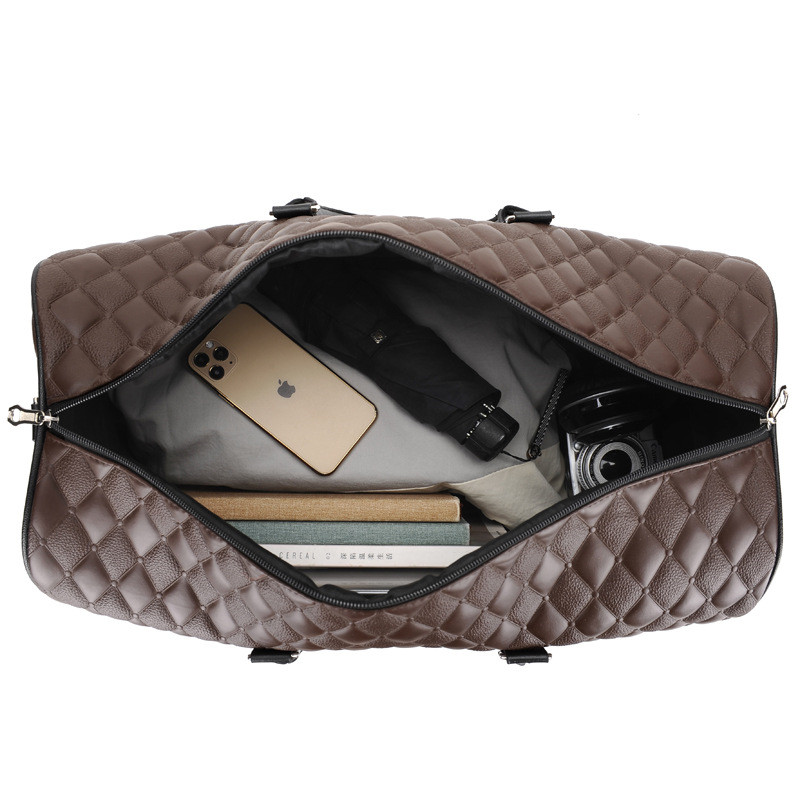 Fashion Waterproof Travel Bags Men Fitness Handbag Leather Shoulder Bag Business Large Travel Tote Duffle Luggage Bag