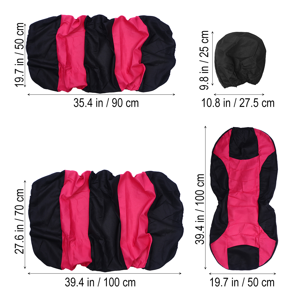8pcs/set Fashion Car Seat Covers Universal Car Seat Cover Full Set Car Seat Protection Cushion Women Car Interior Accessories