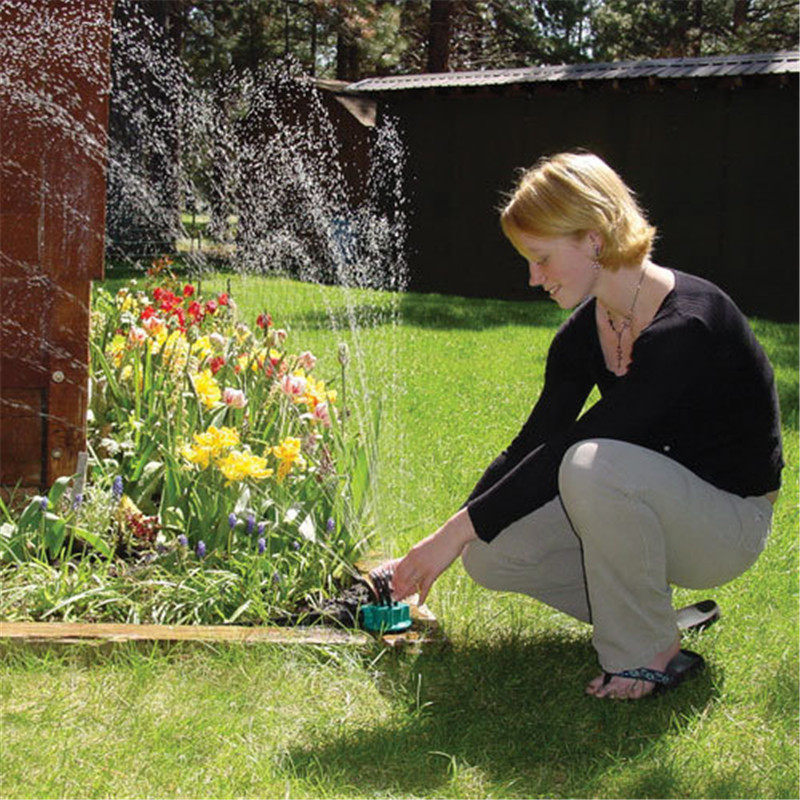 Garden Irrigation Sprinkler Plastic 360 Degree Adjustable Noodle Head Garden Water Sprinklers Garden Lawn Irrigation Spray Tool