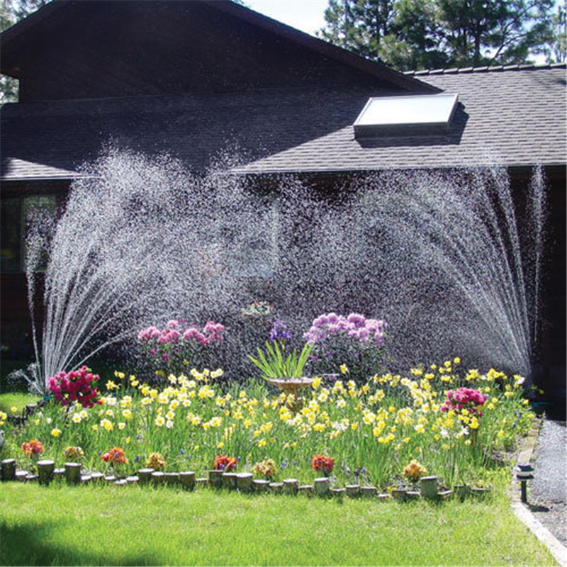 Garden Irrigation Sprinkler Plastic 360 Degree Adjustable Noodle Head Garden Water Sprinklers Garden Lawn Irrigation Spray Tool