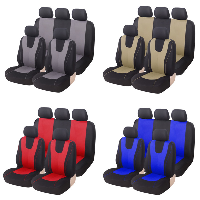9pcs/set Car Seat Cover Universal Auto Seat Protection  Covers Automotive Seat Covers for Kalina Grantar Lada Priora Renault