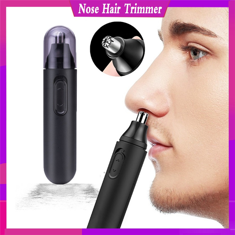 Nose Hair Trimmer For Men Ear Neuk Machine Electric Shaver Nose And Ear Hairs Trimmer Remover Clipper Cutter Epilator Cleaning