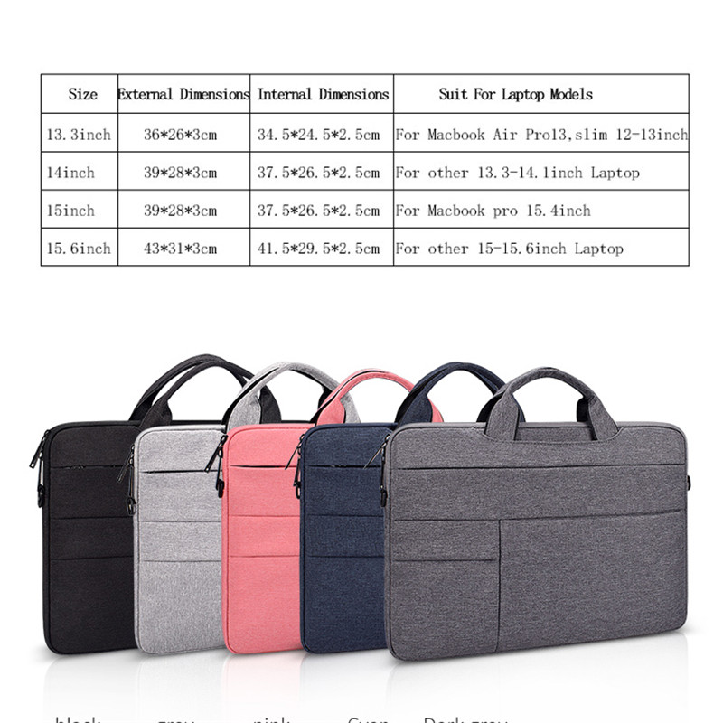 Laptop  Shoulder Bag 13/14/15.6 inch Notebook Messenger Bag for Macbook Sleeve for iPad Computer Handbag Briefcase Travel Bags