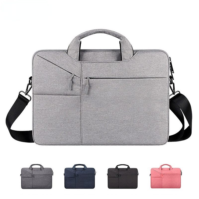 Waterproof Laptop Bag 13 14 15.6 Inch Computer Case For Macbook Air Pro Notebook Tablets Sleeve Women Men Shoulder Handbag