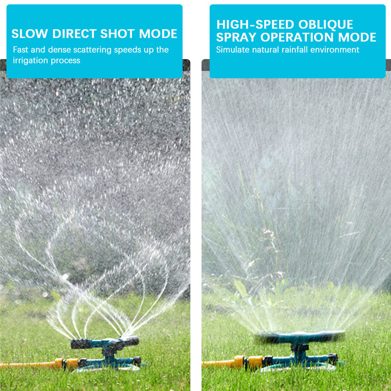 Adjustable Mobile Automatic 360 Degree Rotating Spray Watering Garden Lawn Sprinkler Park Garden Automatic Lawn Water Sprinkler