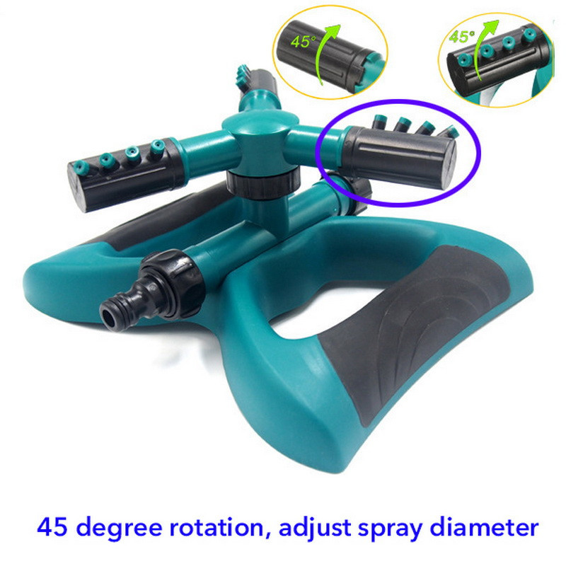 Adjustable Mobile Automatic 360 Degree Rotating Spray Watering Garden Lawn Sprinkler Park Garden Automatic Lawn Water Sprinkler