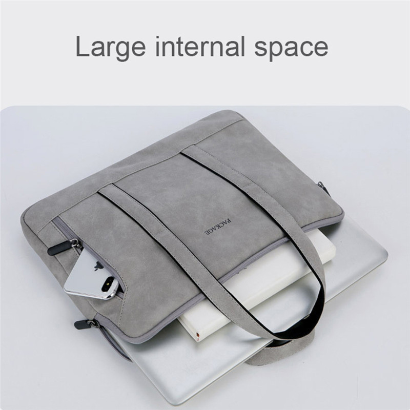 Laptop Bag Men Women Briefcase Bags Fashion Waterproof Computer Sleeve Case For 13 14 15 15.6 inch Female Laptop Handbag