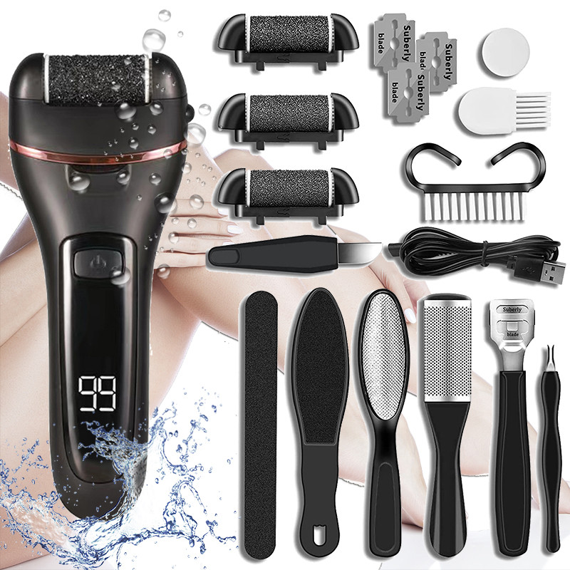 Rechargeable Electric Foot File Callus Remover Machine Pedicure Device Foot Care Tools Feet For Heels Remove Dead Skin Grinder