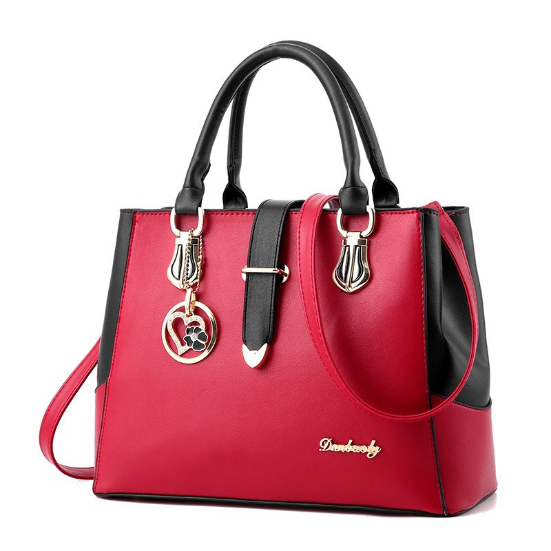 Fashion Women Handbag Tassel PU Leather Totes Bag Top-handle Crossbody Shoulder Bag Lady Simple Style Hand Bags Messenger Bag