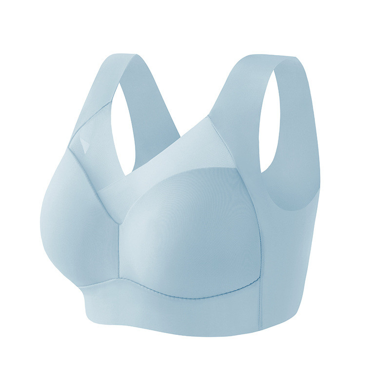 Women's Traceless Comfortable Underwear Bras Sexy Small Chest Gathered Non Steel Ring Bra Plus Size Anti-sagging Lingerie Vest