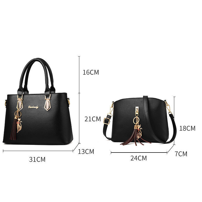 Women's Luxury Bag Large Capacity Purse and Handbag Composite Bag Tote 2pcs/set Shoulder Bag Handbags Ladies Messenger Bag