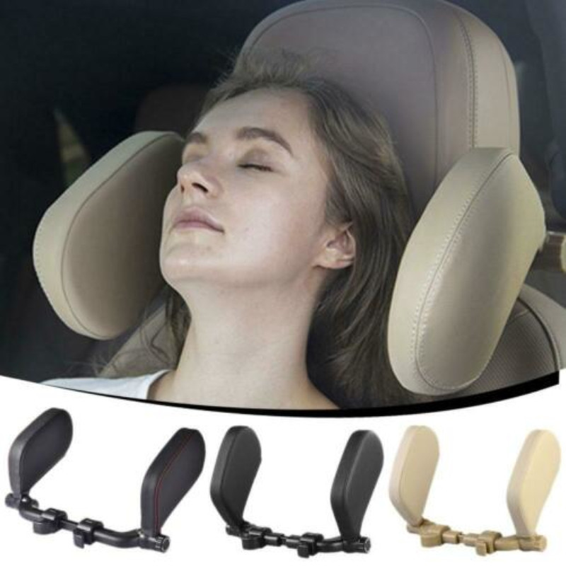 Car Seat Headrest Neck Pillow Cushion Memory Foam Auto Car Travel Rest Pillow Sleep Side Neck Head Support for Kids Adults