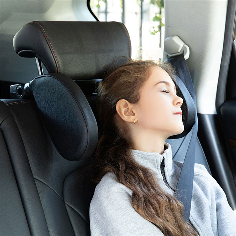 Car Seat Headrest Neck Pillow Cushion Memory Foam Auto Car Travel Rest Pillow Sleep Side Neck Head Support for Kids Adults