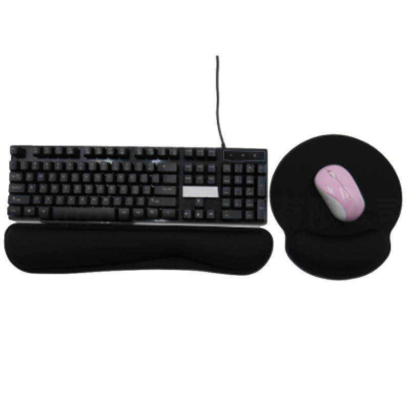 Elasticity Mouse Pad Slow Rebounce Wrist Support Soft Ergonomic Wear Resistant Anti-slip Memory Foam Keyboard Pad Stress Relieve
