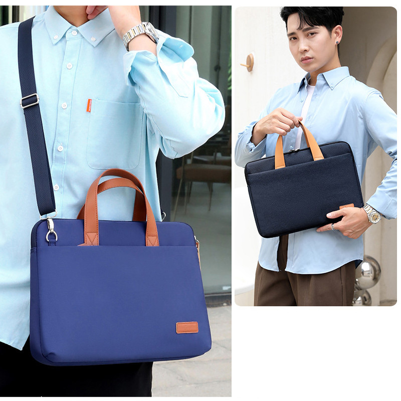 Portable Laptop Bag Sleeve 13 14 15.6 Inch Women Men Tote For Macbook Air Pro Xiaomi Huawei Notebook Waterproof Laptop Handbag