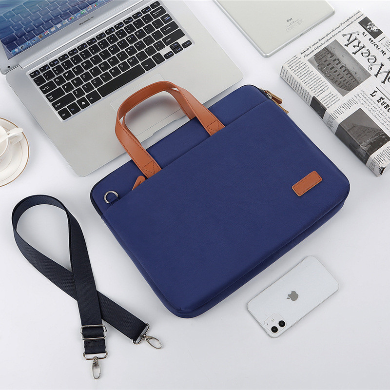Portable Laptop Bag Sleeve 13 14 15.6 Inch Women Men Tote For Macbook Air Pro Xiaomi Huawei Notebook Waterproof Laptop Handbag