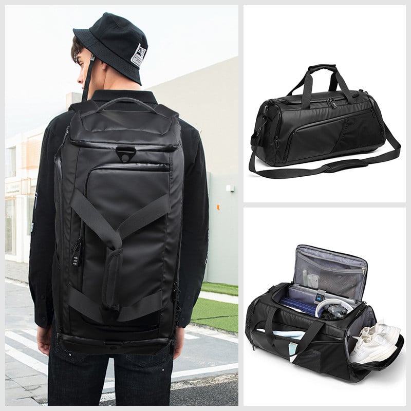 Men's Shoulder Bag Travel Backpack Outdoor Sport Training Dry Wet Separation Bag Waterproof Fitness Handbag Duffle Bags
