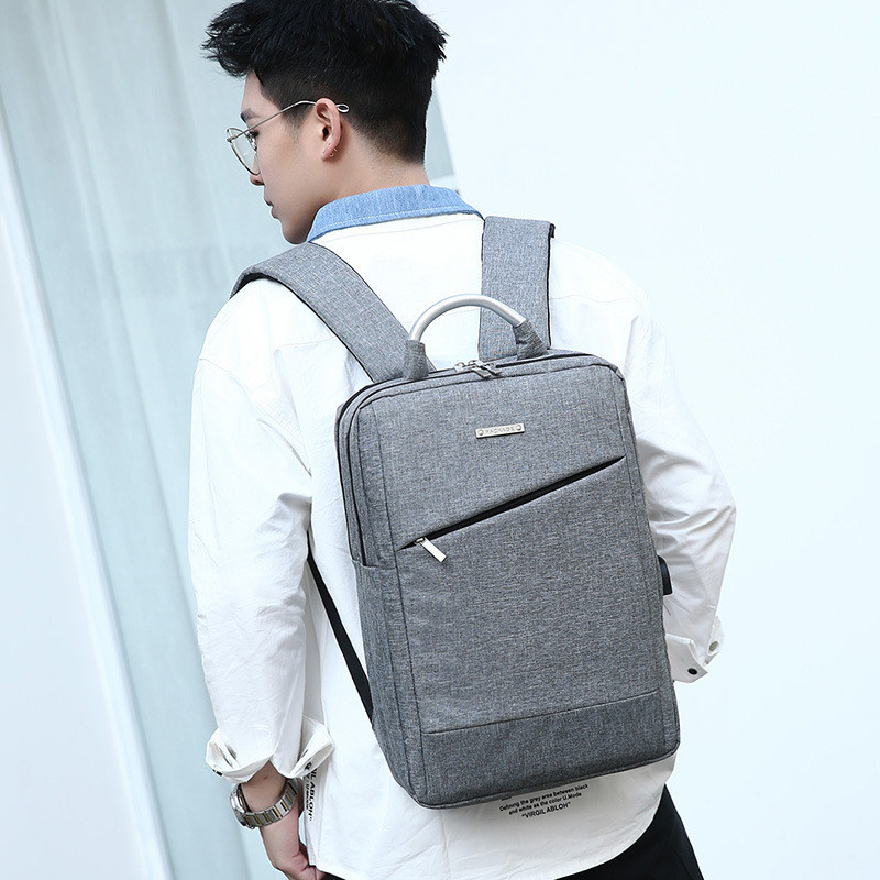 Fashion Backpack Classical Oxford School Backpack For Men Women Teenage USB Charging Laptop Bag Large Capacity  Travel  Rucksack