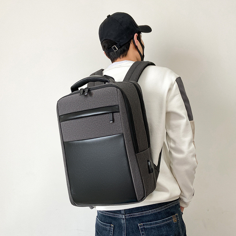 Large Capacity Men Business Backpack 15.6 inch Laptop Backpacks Oxford Rucksack School Bags Teen College Boy Student Backpack