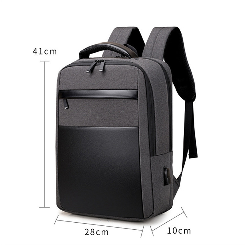 Large Capacity Men Business Backpack 15.6 inch Laptop Backpacks Oxford Rucksack School Bags Teen College Boy Student Backpack