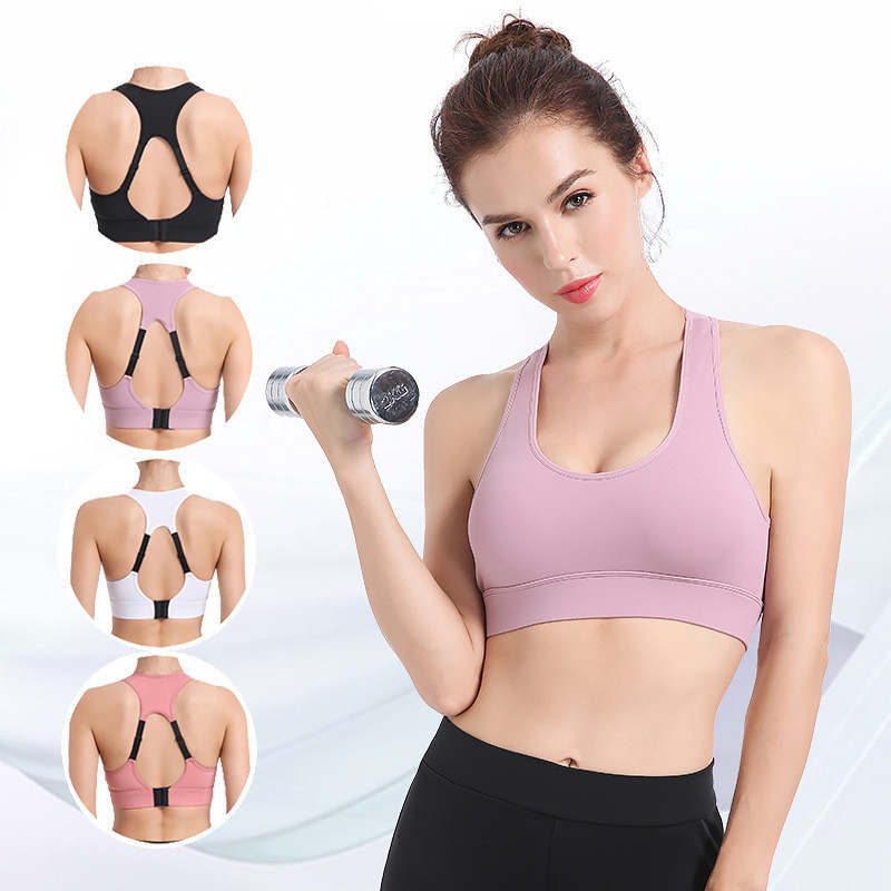 Women Sport Bra Push Up Crop Top Female Fitness Gym Bras Hollow Breathable Lingerie Sexy Running Yoga Bra Athletic Underwear