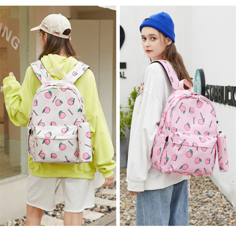 3pcs/set School Bag for Teenager Girls Printing School Backpacks kids Orthopedic Travel Backpack Schoolbag Waterproof Bookbag