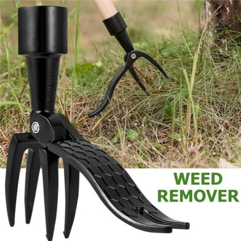 Root Remover Outdoor Weeder Portable Manual Garden Stand Up Weed Puller Lightweight Weeder Root Digger Remover Weed Tool