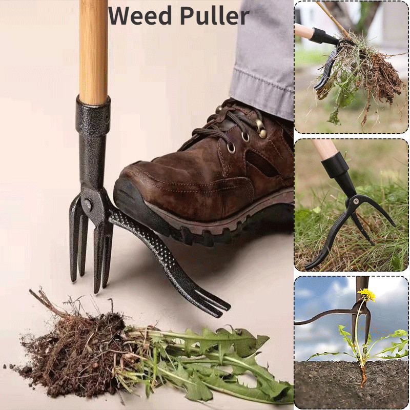 Root Remover Outdoor Weeder Portable Manual Garden Stand Up Weed Puller Lightweight Weeder Root Digger Remover Weed Tool