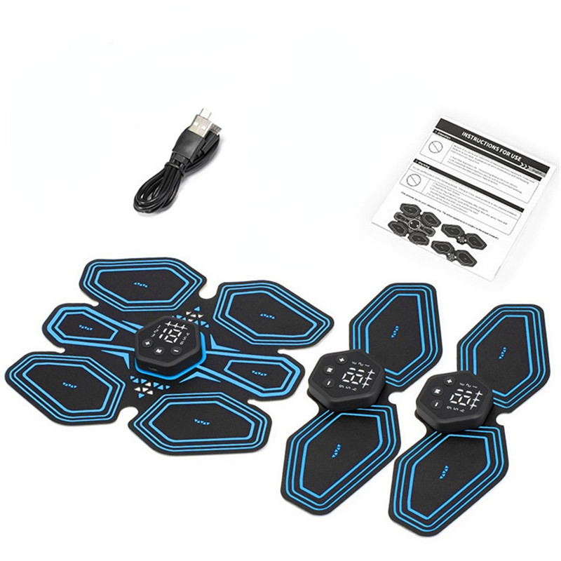 Muscle Stimulator EMS Abdominal Hip Trainer LCD Display Toner USB Abs Fitness Training Home Gym Body Slimming Waist Trainer