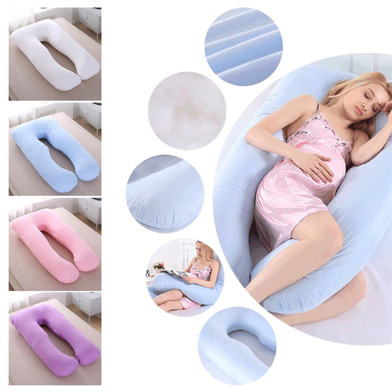 U-Shaped Maternity Pillow Sleep Support Pillow For Pregnant Body Cotton Rabbit U Shape Maternity Pillow Pregnancy Side Sleepers