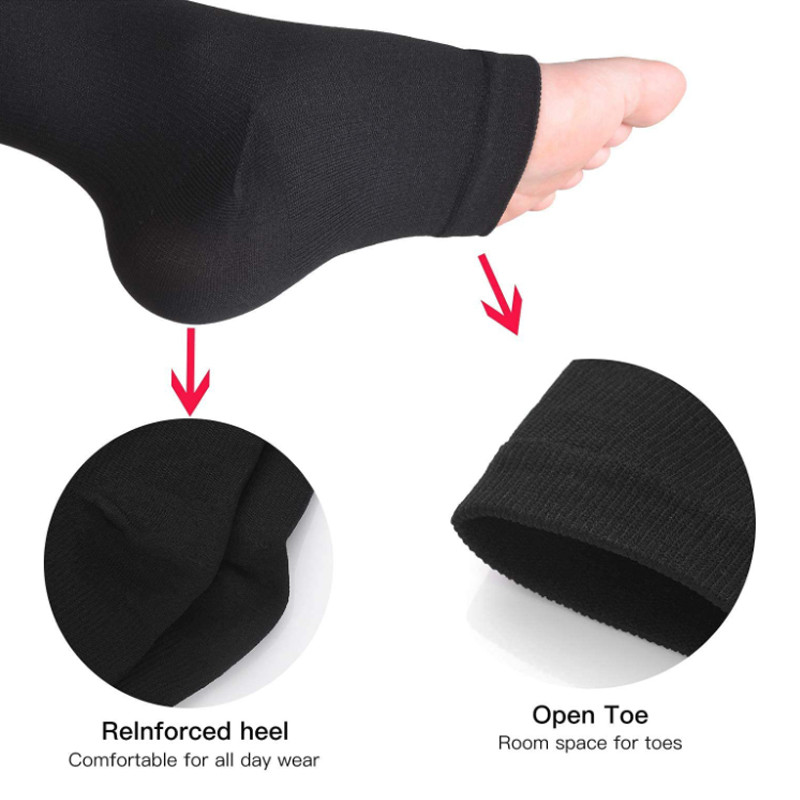 Medical Stretch Burn Fat Zipper Compression Socks Slim Sleeping Beauty Leg Shapper Socks Prevent Varicose Veins Sport Socks