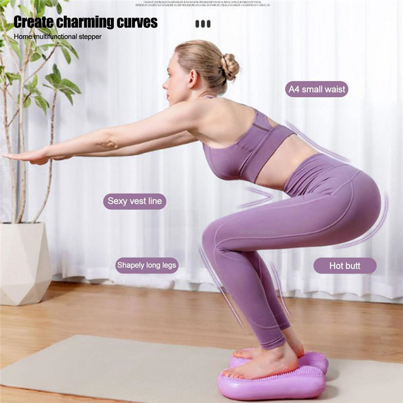 Pedal Inflatable Stepper Home Pedal Aerobic Exercise Balance Foot Relaxation Leg Foot Massage Mat Bodybuilding Leg Equipment