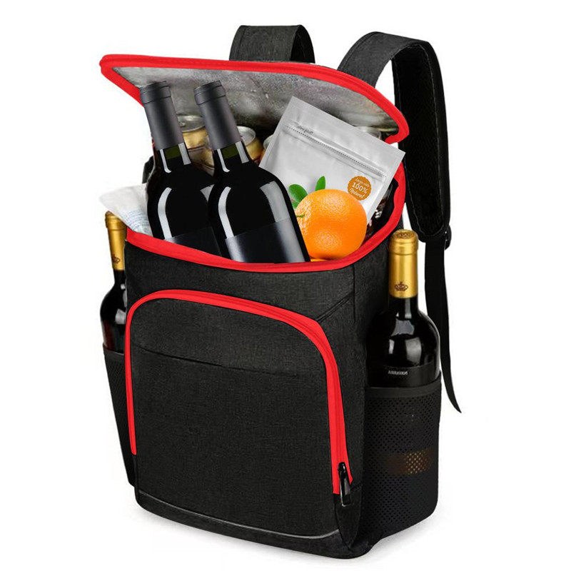 Large Insulated Backpack Lunch Bag Outdoor Thermal Cooler Bag Camping Refrigerator Picnic Bags Leakproof Food Backpack