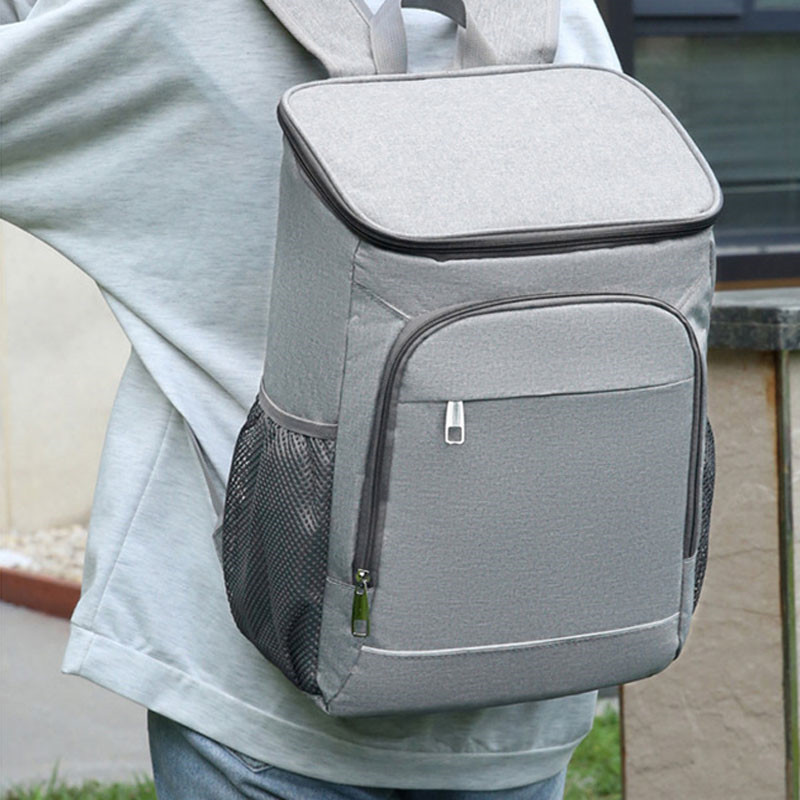 Large Insulated Backpack Lunch Bag Outdoor Thermal Cooler Bag Camping Refrigerator Picnic Bags Leakproof Food Backpack