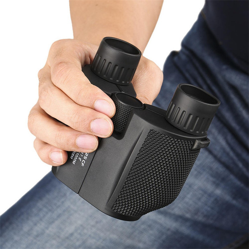 Professional HD Binoculars 10X25 Bak4 Prism High Powered Binocular Portable Travel Camping Telescope Scope Monocular