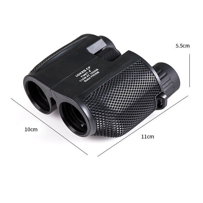 Professional HD Binoculars 10X25 Bak4 Prism High Powered Binocular Portable Travel Camping Telescope Scope Monocular