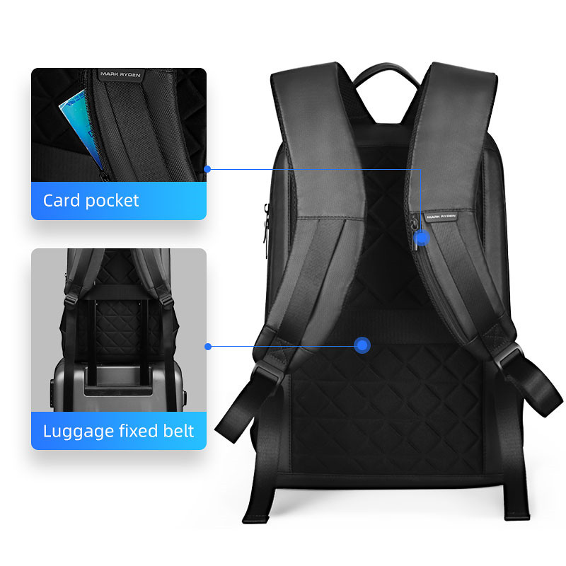 Fashion Men Business Backpack Waterproof Ultralight Back Pack 15.6 inch Laptop Backpack Male Luxury Casual Travel Bag Rucksack