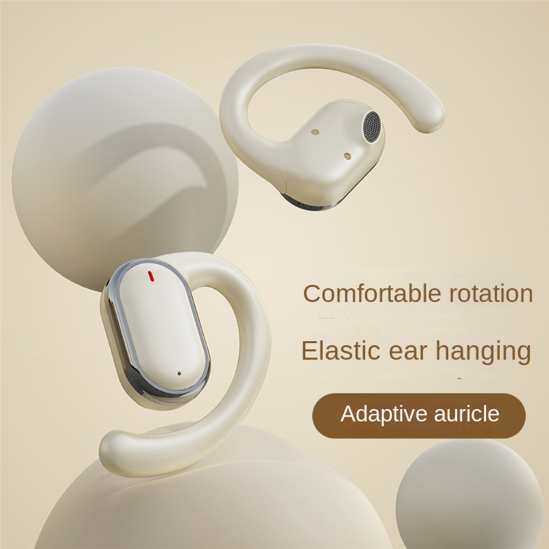 TWS Bluetooth Headphone Wireless Earphones with Mic Earbuds Intelligent ENC Noise Reduction Sport Waterproof Earhook Headset