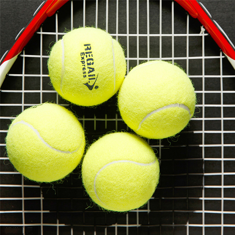 5PCS High Elasticity Tennis Professional Tennis Training Game Ball Durable Outdoor Dogs Bite Chase and Chomp Tennis Ball