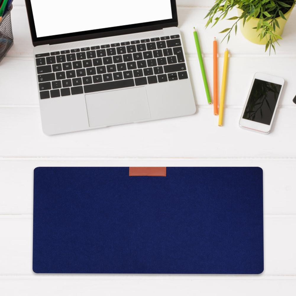70*33cm Office Computer Desk Mat Table Keyboard Big Mouse Pad Wool Felt Laptop Cushion Desk Non-slip Mat Gamer Mousepad Mat